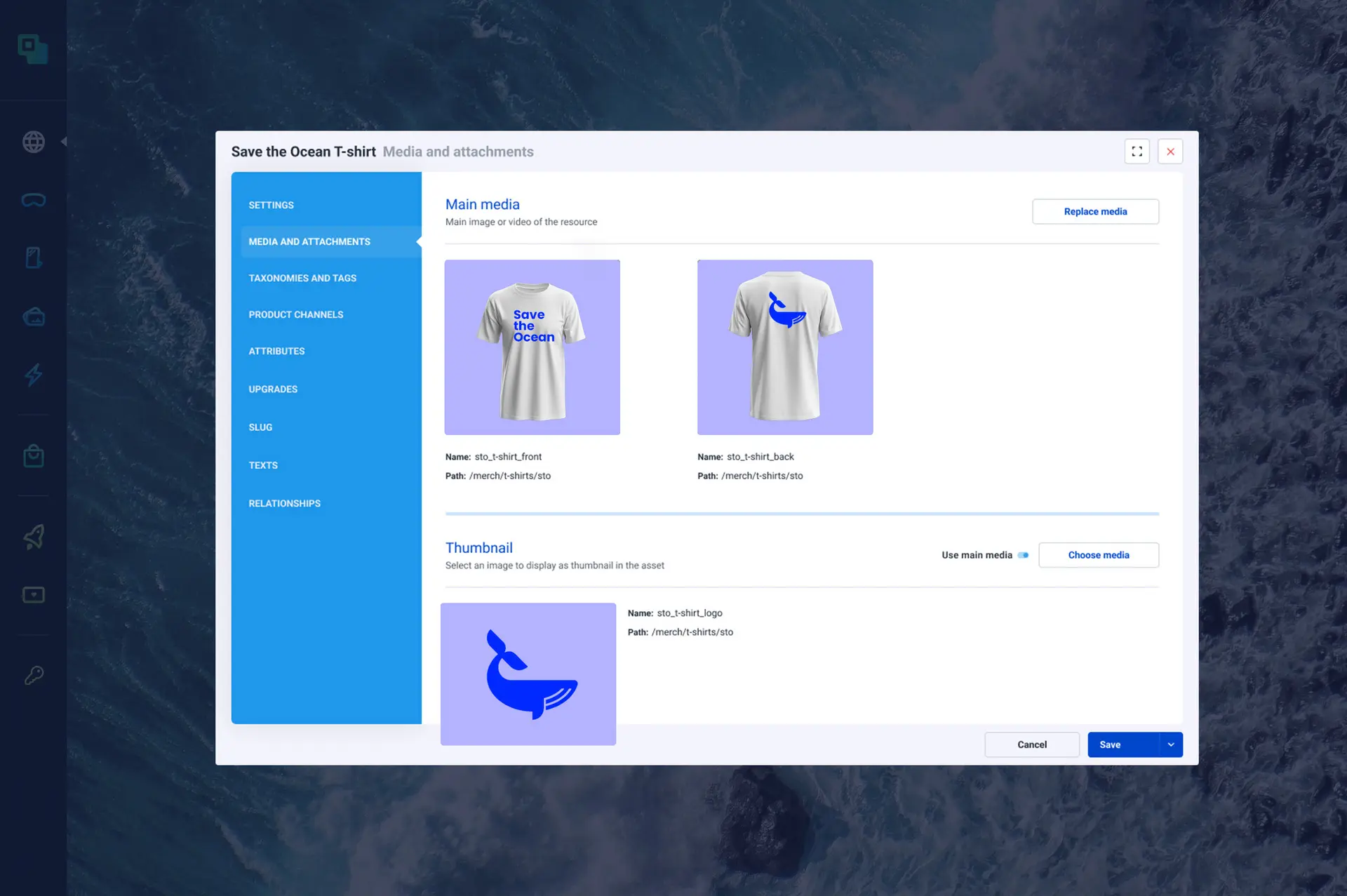 Management and optimization of the product experience with integration of rich digital assets