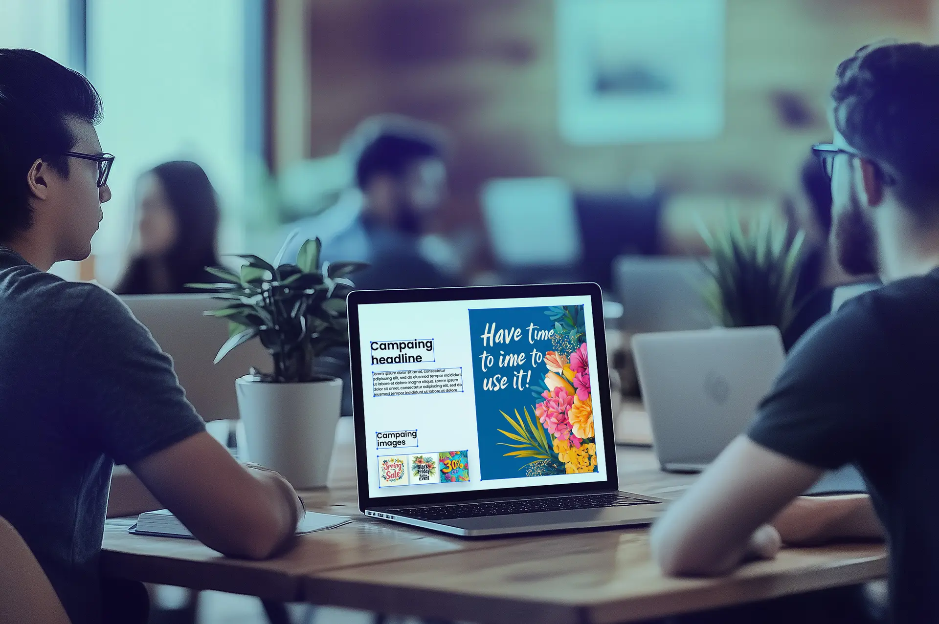 Creation of a promotion using intuitive no-code tools