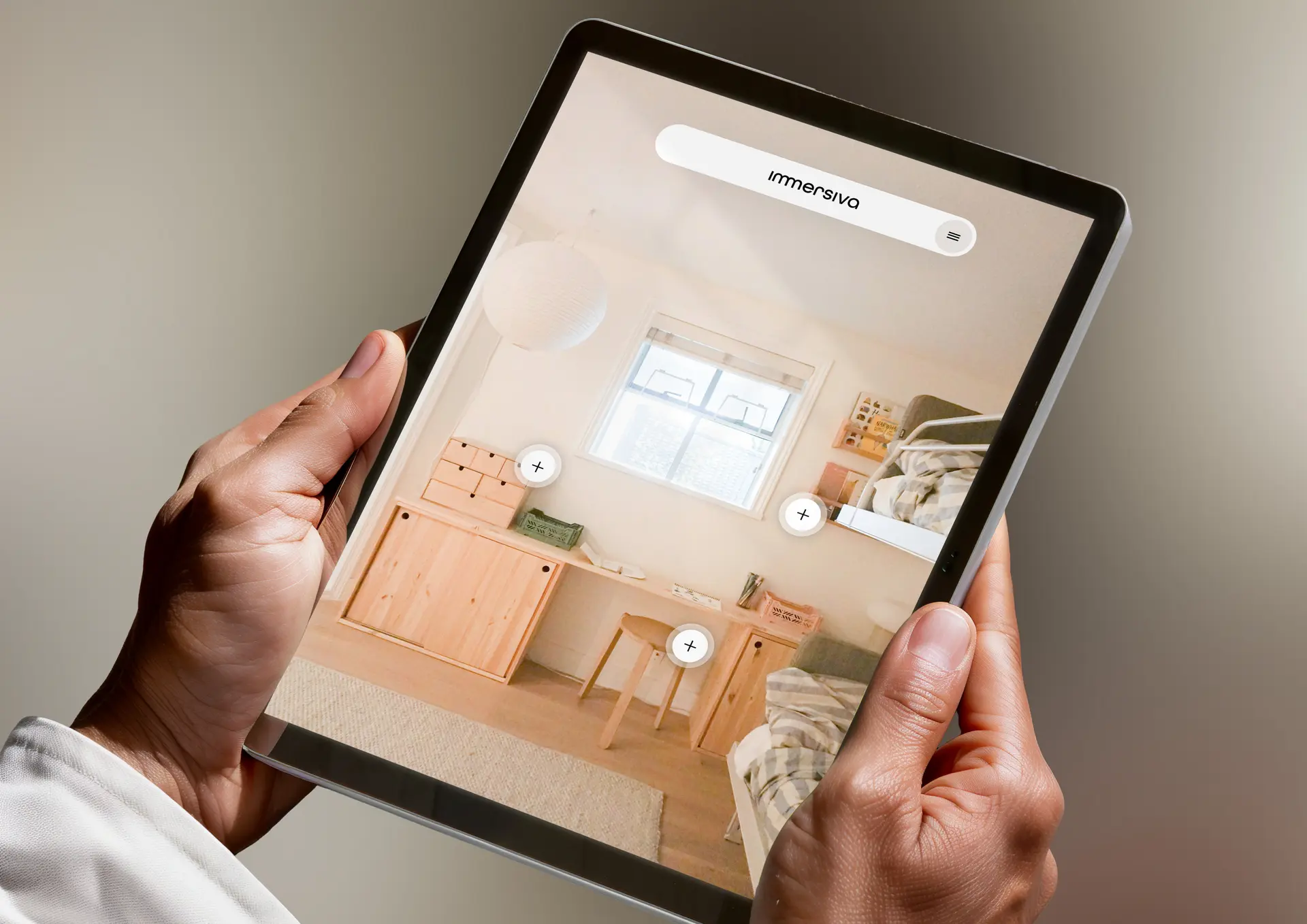Tablet for real-time monitoring of IKEA's immersive showroom experience