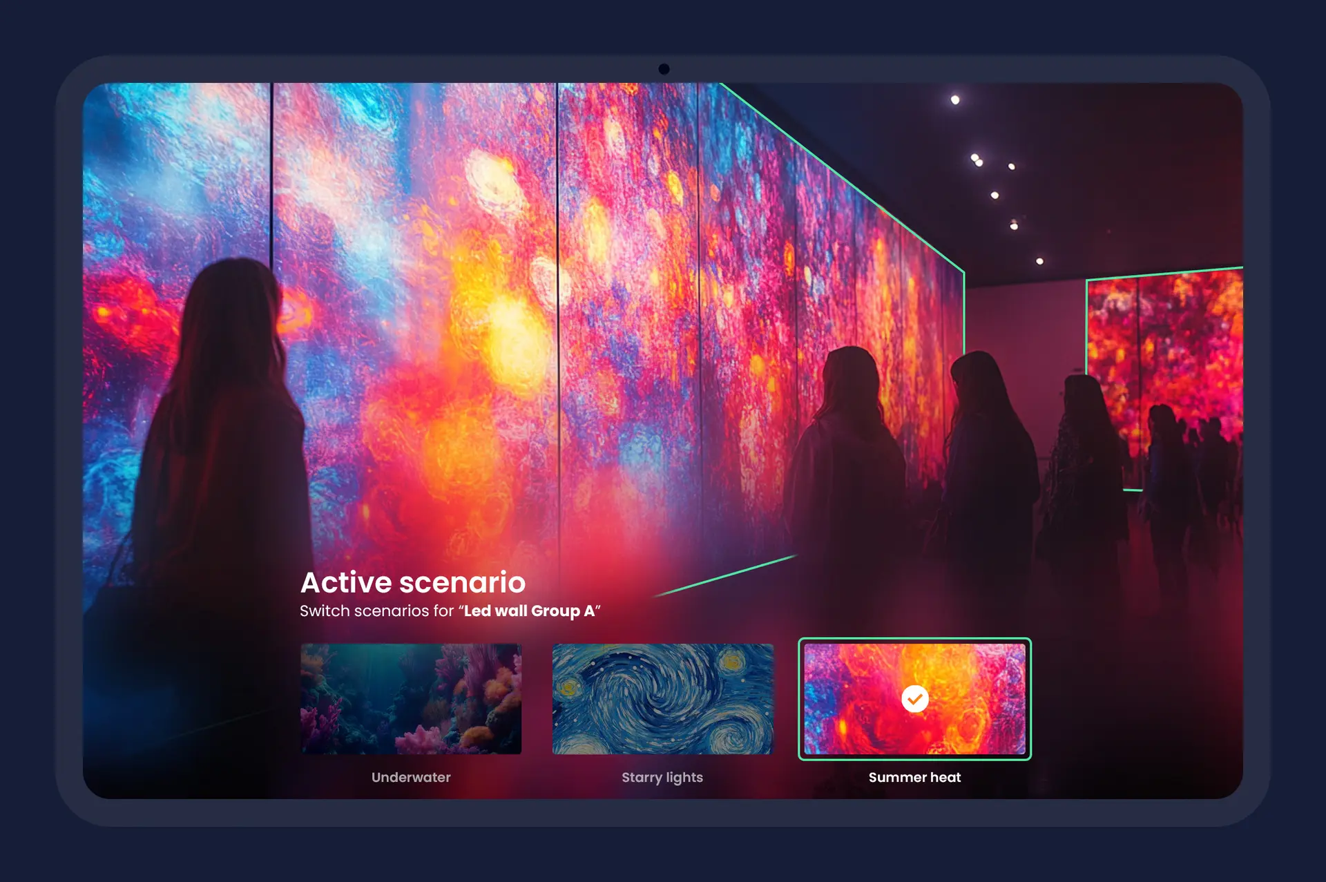 Dynamic updating and management of content and experiences across the entire on-site ecosystem